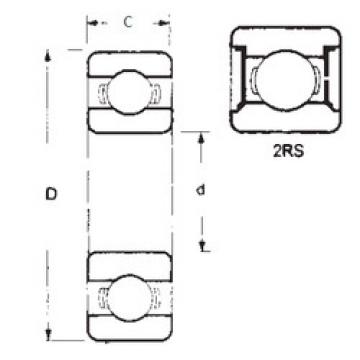 підшипник 62204-2RS FBJ