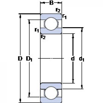 підшипник 61913 SKF