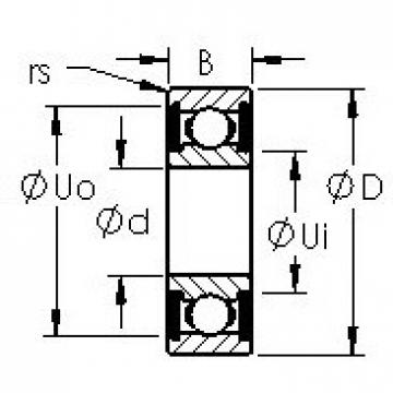 підшипник 635H-2RS AST