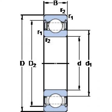 підшипник 6305-2Z/VA208 SKF