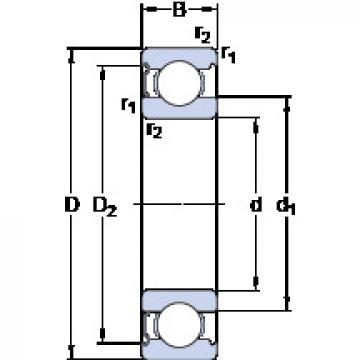 підшипник 6206-Z SKF