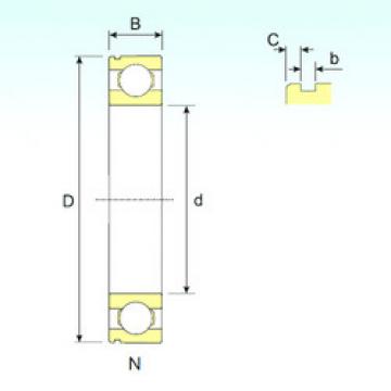 підшипник 6200 N ISB