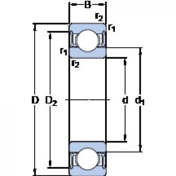 підшипник 61907-2RZ SKF