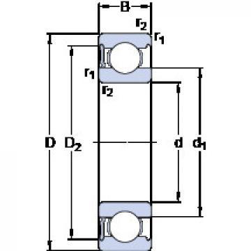 підшипник 6211-RS1 SKF