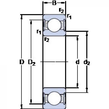 підшипник 6309-2RS1TN9/HC5C3WT SKF