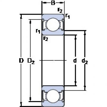 підшипник 628/6-2Z SKF