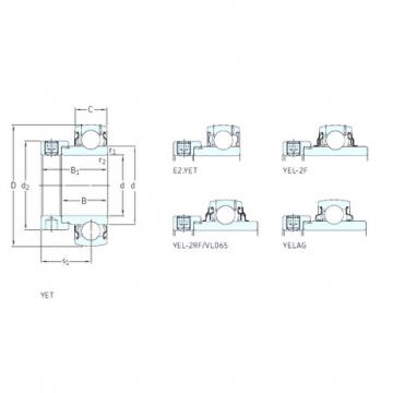 підшипник YEL206-103-2F SKF