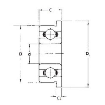 підшипник MF74 FBJ