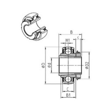 підшипник UK210+H-27 SNR