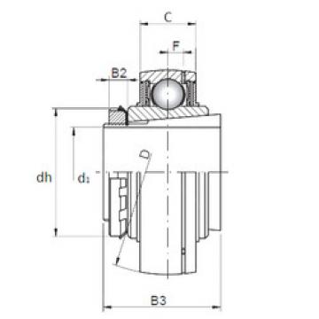 підшипник UK207+H2307 CX