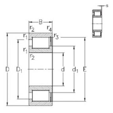 підшипник NCF2222-V NKE