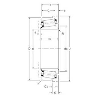 підшипник 100031X/100076XC Gamet