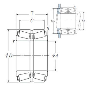 підшипник 160KBE031+L NSK