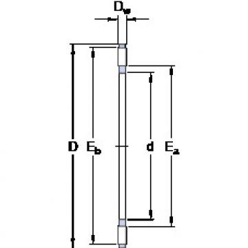 підшипник AXK 0515 TN SKF