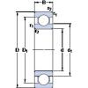 підшипник 61832 SKF