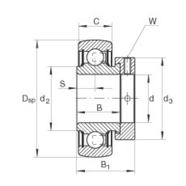 підшипник RA104-206-NPP-B INA #1 image