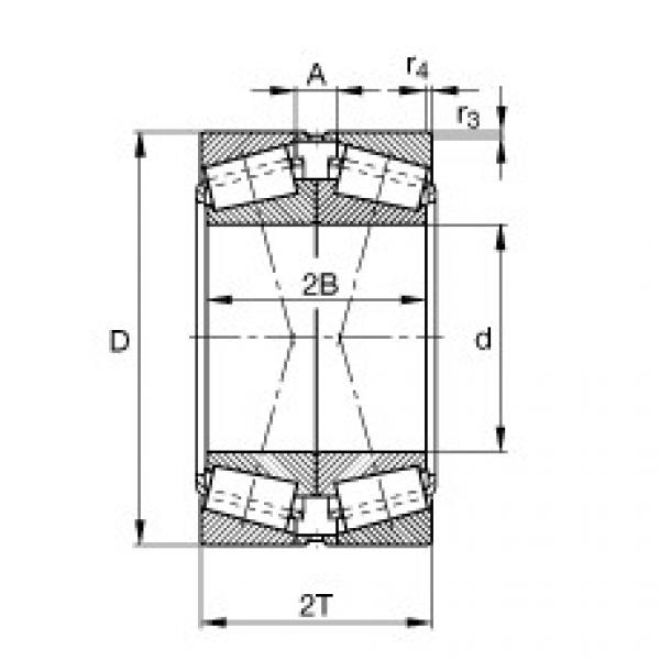 підшипник 30220-A-DF-A250-280 FAG #1 image