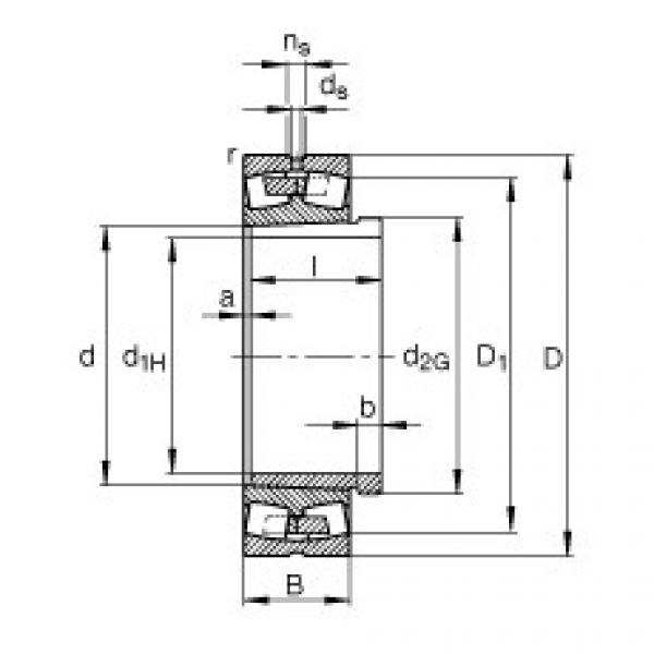 підшипник 23036-E1A-K-M + AH3036 FAG #1 image