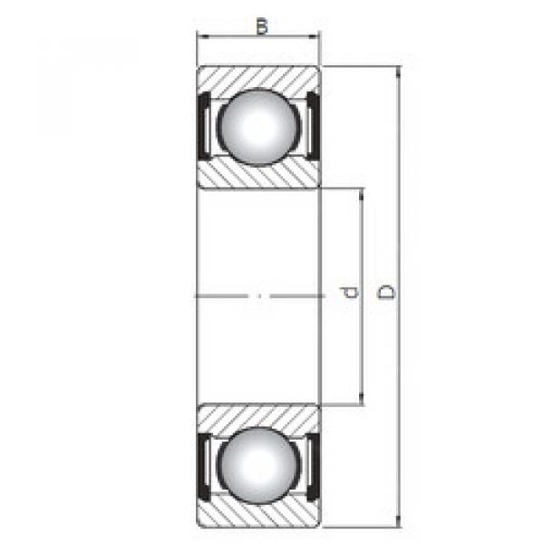 підшипник 6021 ZZ CX #1 image