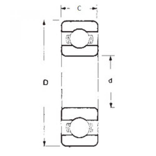 підшипник 6204 FBJ #1 image