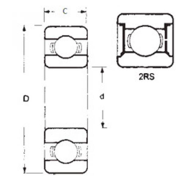 підшипник 6203-2RS FBJ #1 image