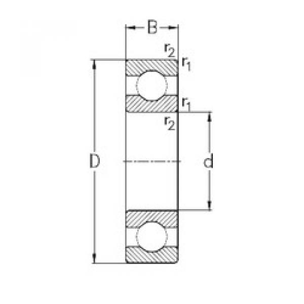 підшипник 61956-MA NKE #1 image