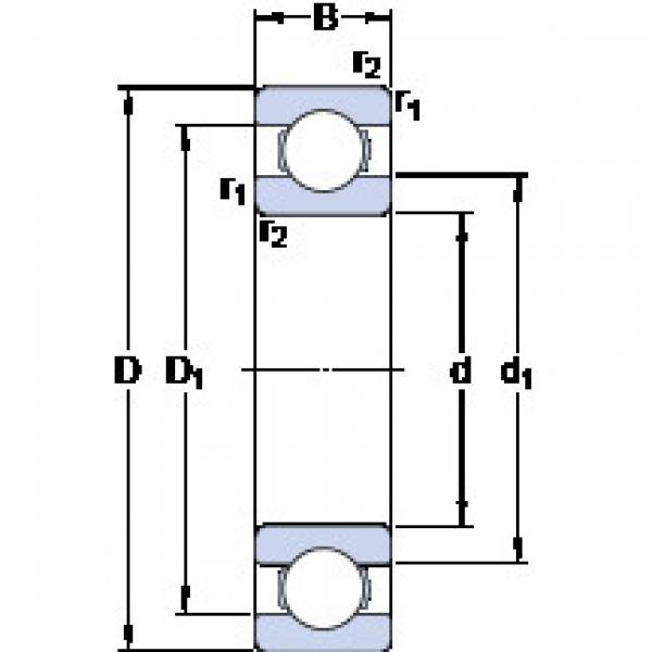 підшипник 61913 SKF #1 image