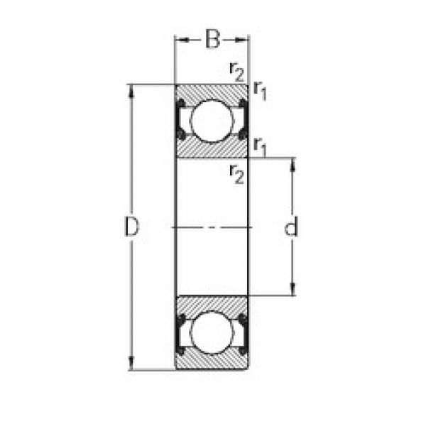 підшипник 6202-2RS2 NKE #1 image