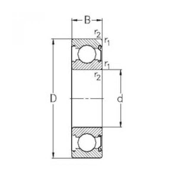 підшипник 6212-Z NKE #1 image