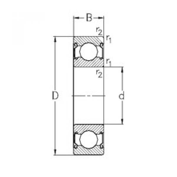 підшипник 6004-2Z NKE #1 image