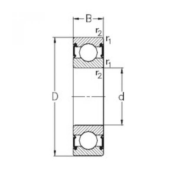 підшипник 6202-RS2 NKE #1 image