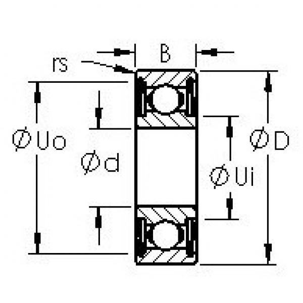 підшипник 6203ZZ AST #1 image