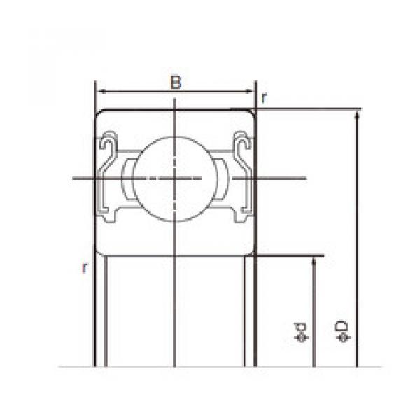 підшипник 62/28ZZE NACHI #1 image