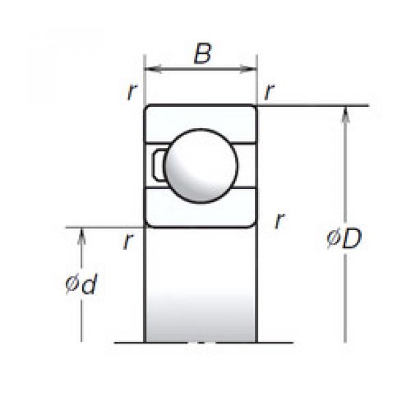 підшипник 6204T1X NSK #1 image