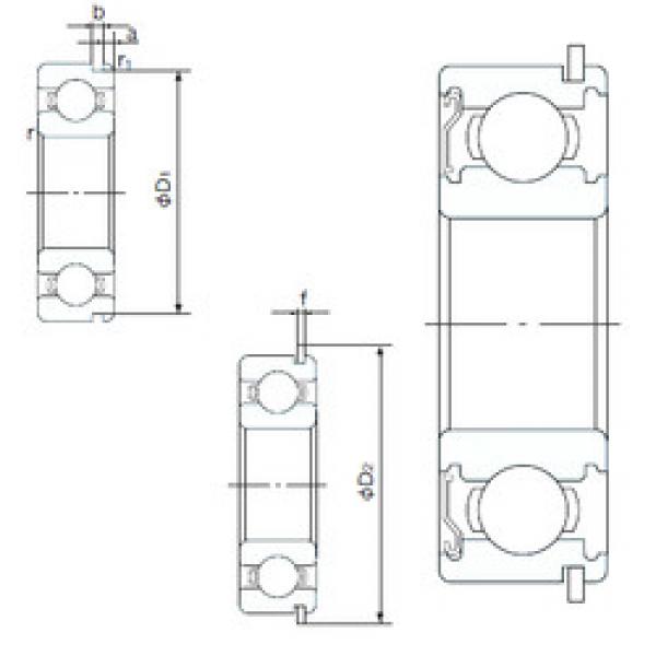 підшипник 6200ZENR NACHI #1 image