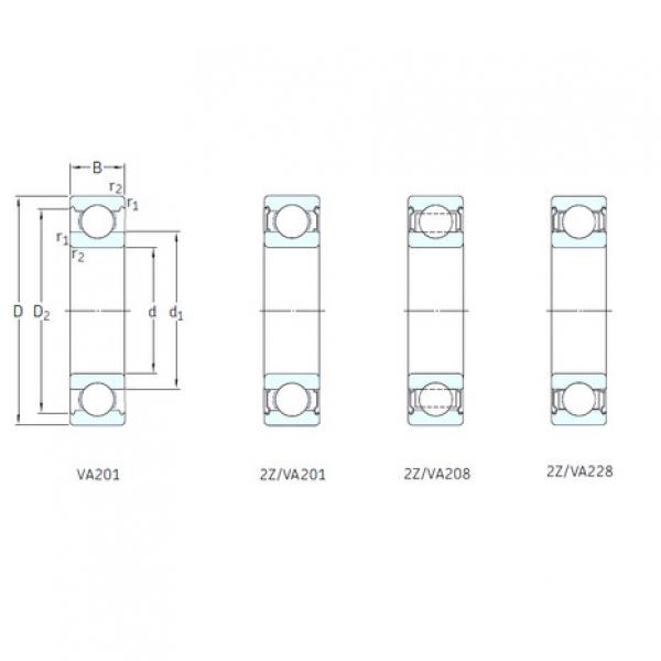 підшипник 6201/VA201 SKF #1 image