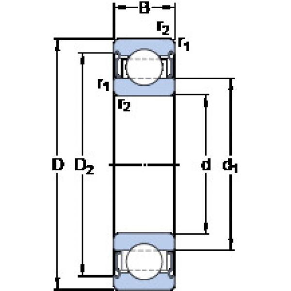 підшипник 6305-2Z/VA208 SKF #1 image