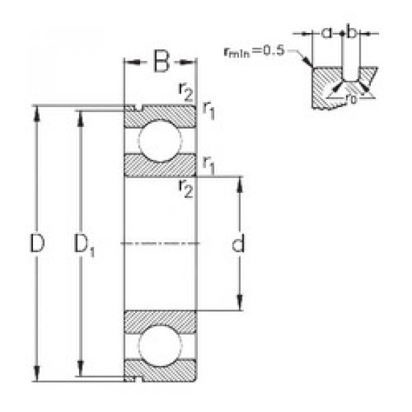 підшипник 6200-N NKE #1 image