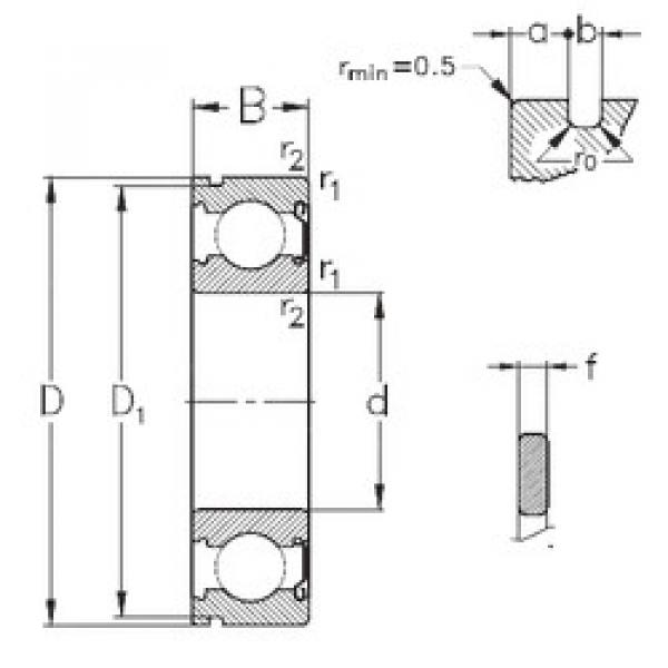 підшипник 6203-Z-NR NKE #1 image