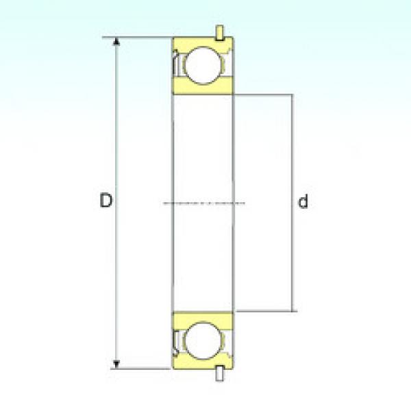 підшипник 6210-ZNR ISB #1 image