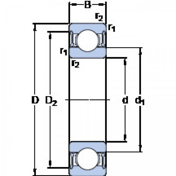 підшипник 61906-2RZ SKF #1 image