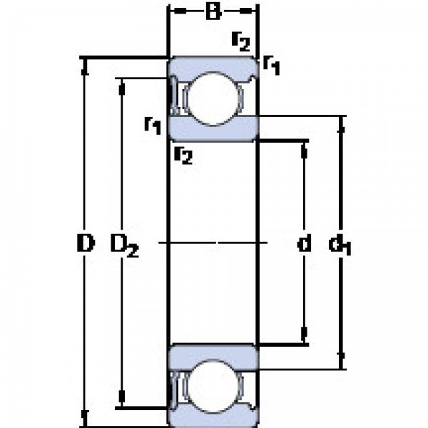 підшипник 6206-RS1 SKF #1 image