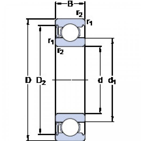 підшипник 6210-RZ SKF #1 image