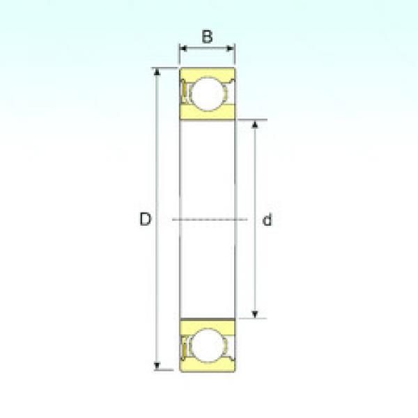 підшипник 6008-RZ ISB #1 image