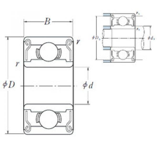 підшипник 623 ZZ NSK #1 image