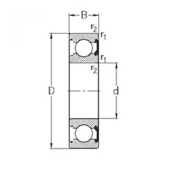 підшипник 61904-2RSR NKE #1 image