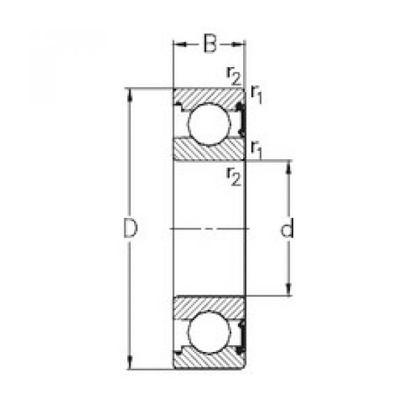 підшипник 6215-RSR NKE #1 image