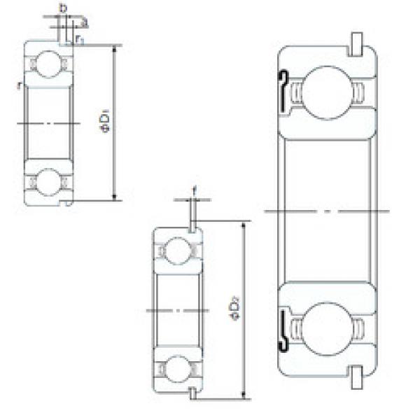 підшипник 6216ZNR NACHI #1 image