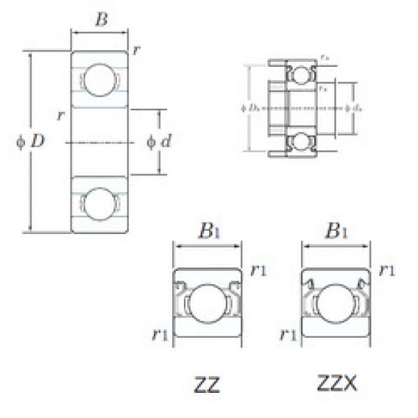 підшипник W686ZZ KOYO #1 image