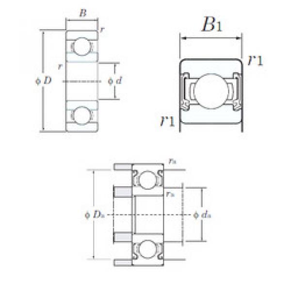 підшипник W689-2RD KOYO #1 image